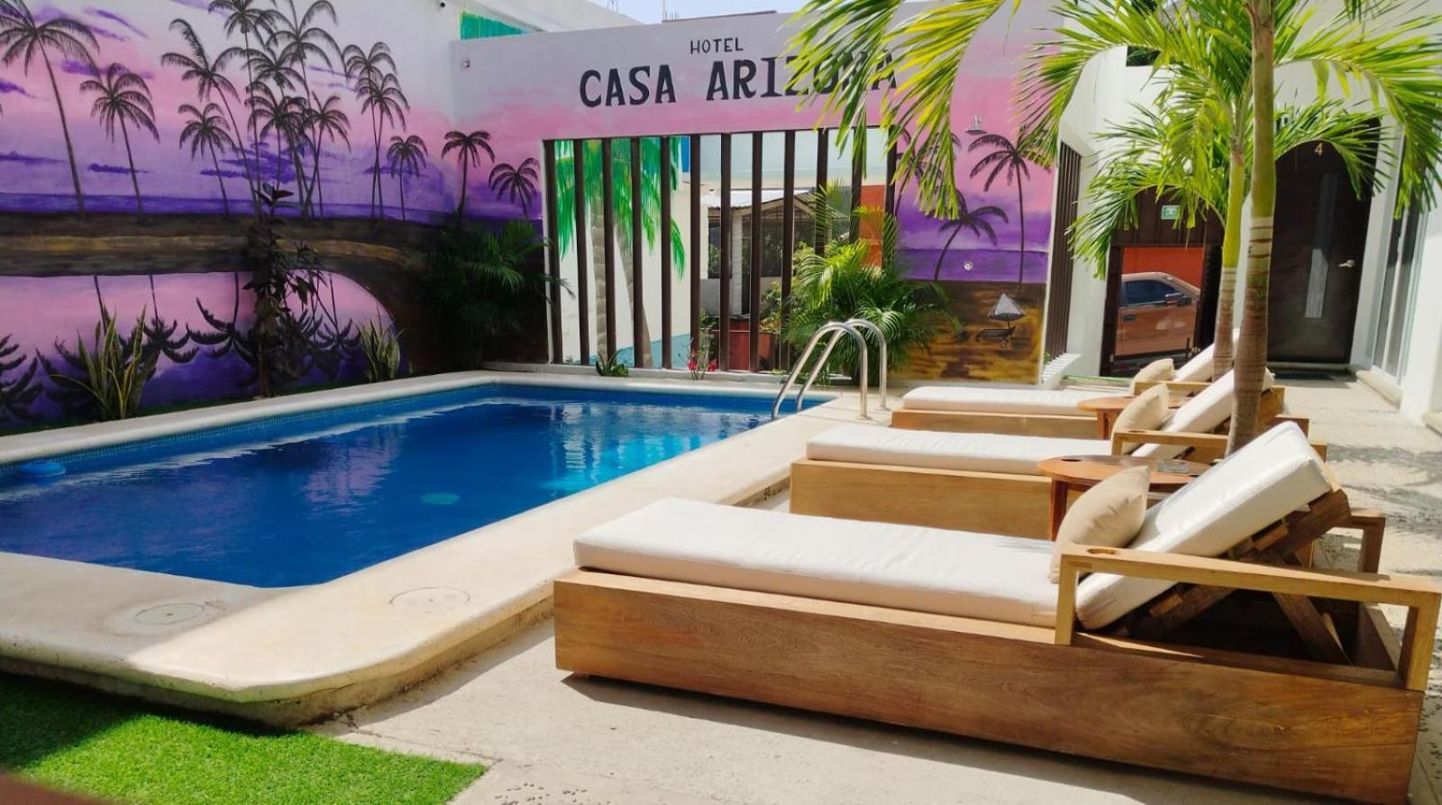 Casa Arizona Hotell Brisas de Zicatela Eksteriør bilde